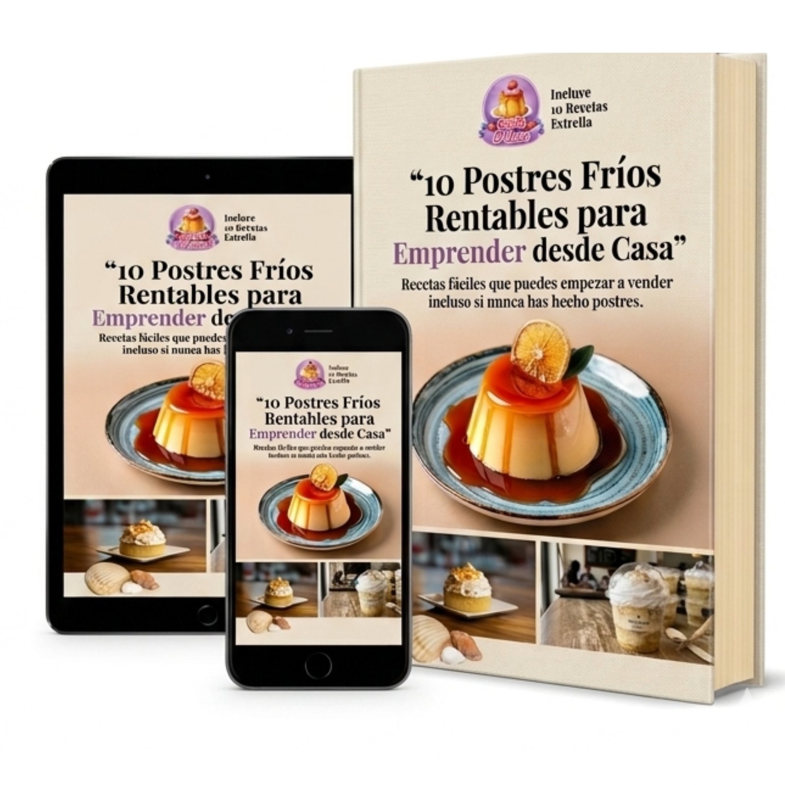 Ebook 10 Postres Fríos Rentables